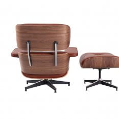 Eames Lounge Chair & Ottoman - Brown with Light Walnut